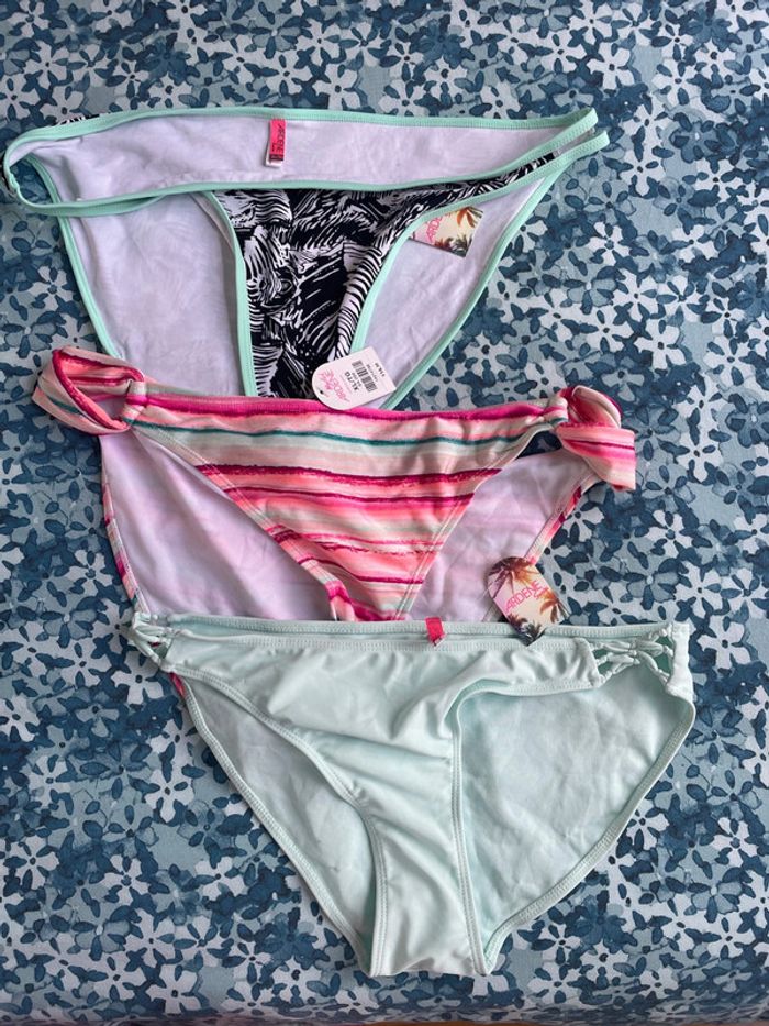 Lot de trois culottes, culottes de bain Ardennes, taille XL