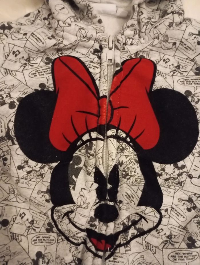 Lot bébé fille sweat Disneyland Minnie + jean Kiabi 36 mois - photo numéro 11