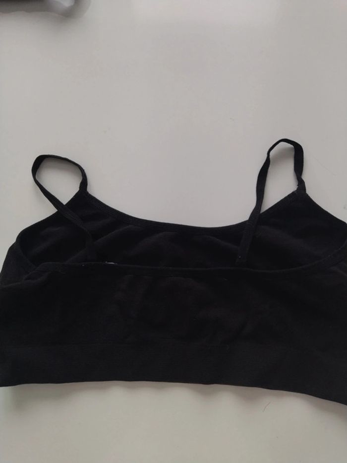 Brassière de sport noire Taille S - photo numéro 2