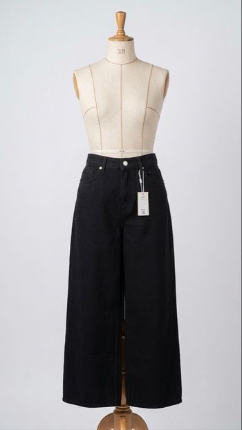 Tommy Hilfiger - Jean Wide Leg - Taille W29 (38/40) - Noir - Neuf avec étiquette 