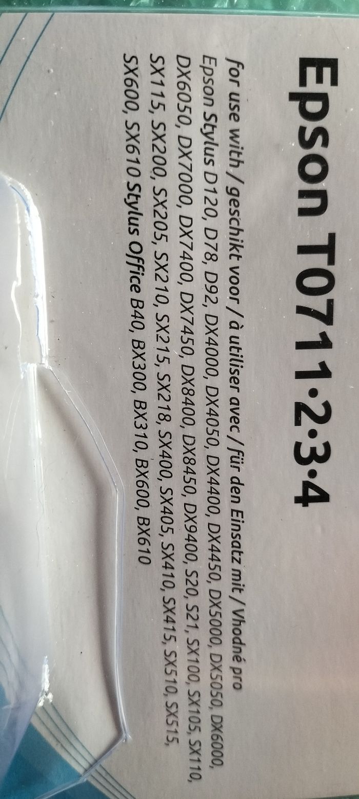 Lot de 3 cartouches d' encre epson - photo numéro 2