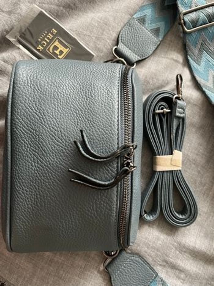 Sac a bandoulière bleu - photo numéro 2
