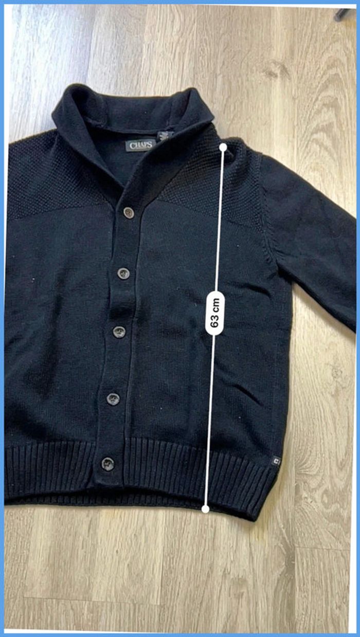Gilet Chaps Noir Taille L - photo numéro 4