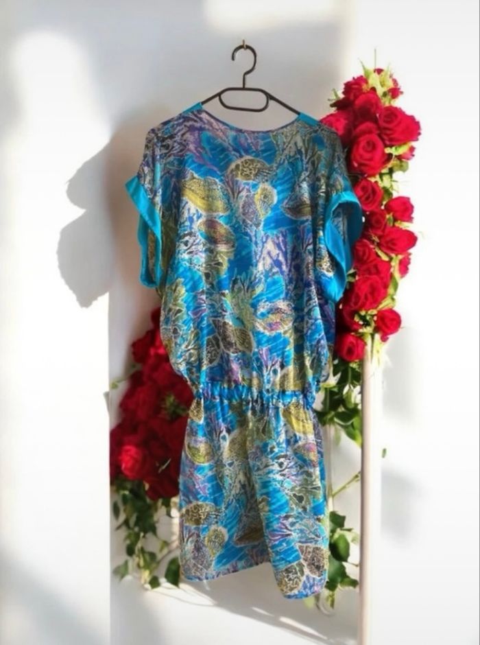 🌹 Caftan / Tunique de Plage Lise Charmel - Imprimé -Taille M🌹 - photo numéro 6