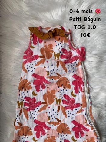 Gigoteuse 🌺 0-6 mois 🌺  Petit Beguin