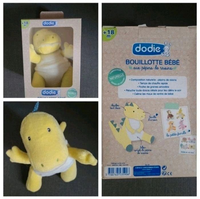 Bouillotte Dinosaure Dodie toute douce