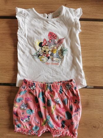 Ensemble disney bébé fille été