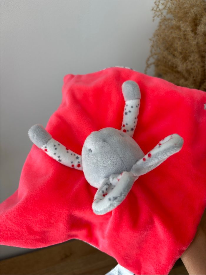 Doudou souris rosé pois étoilés très bon état - photo numéro 7