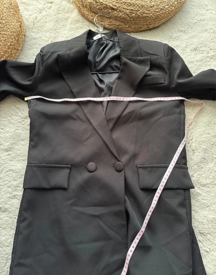 👚👖Ensemble blazer + pantalon noir femme - taille unique new collection- neuf - photo numéro 6