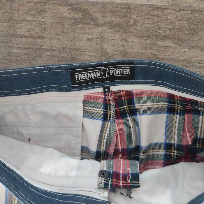 Pantalon vintage 90's écossais Freeman T porter punk gothique skate boot leg baggy taille w33 - photo numéro 9