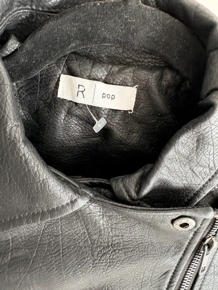 Veste simili cuir 14 ans fille - photo numéro 2