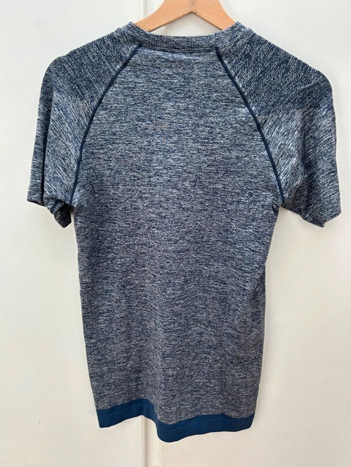 T-shirt de sport bleu - course musculation taille M homme - photo numéro 4