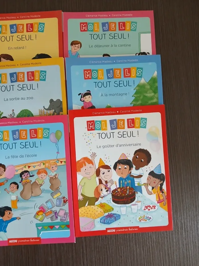 Lot de 6 livres moi je lis tout seul ! CP - photo numéro 3