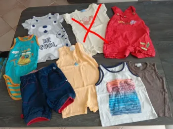 Lot vêtements garçon 18 mois été