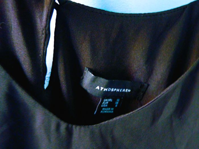 Robe femme atmosphere M 38 noir fluide tres bon état - photo numéro 2