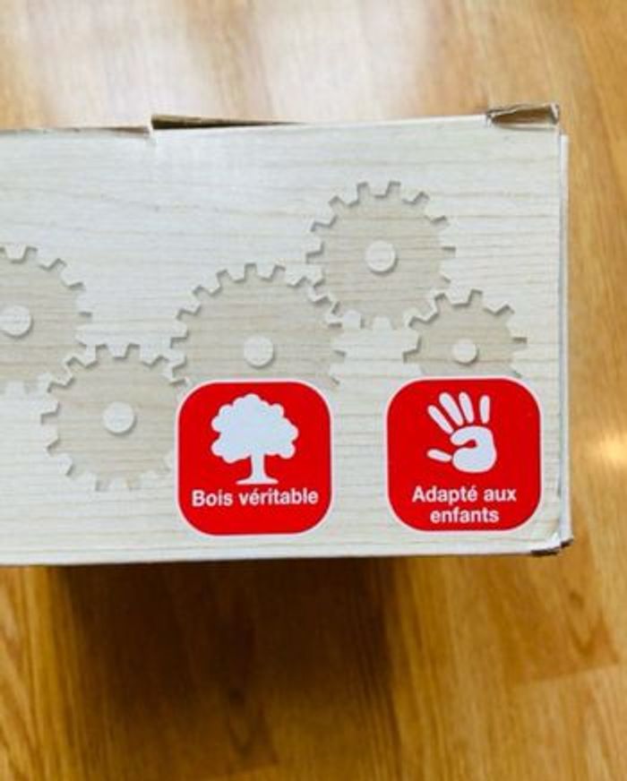 Jeu de domino en bois - parcours de dominos - photo numéro 2