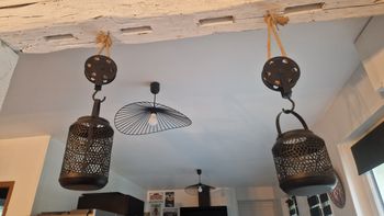2 belle lanterne suspendu