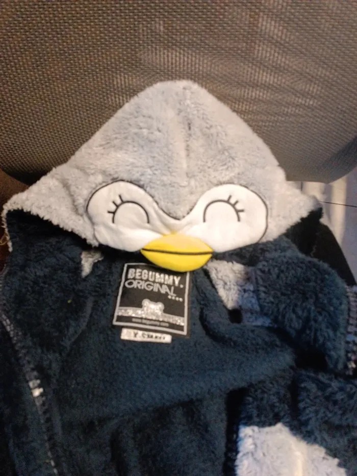 Sweat polaire zippé à capuche XS - photo numéro 6