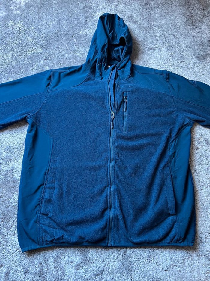 Veste polaire Reebok bleu marine à capuche – Taille XL - photo numéro 9