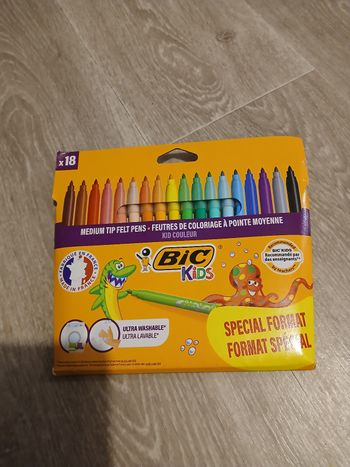 Étui de 18 feutres bic kids neuf