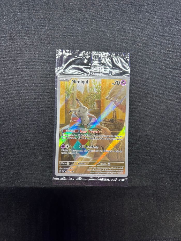 Carte Pokémon mimiqui promo 075 destinée de paldea