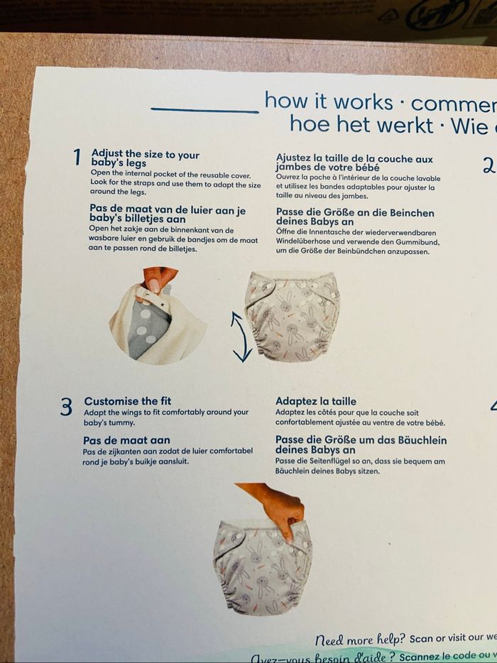 2 kits de démarrage couches lavables + cœurs Pampers Hybrid Harmonie - photo numéro 5