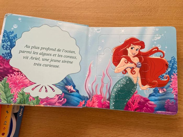 Mon livre puzzle la petite sirène - photo numéro 2