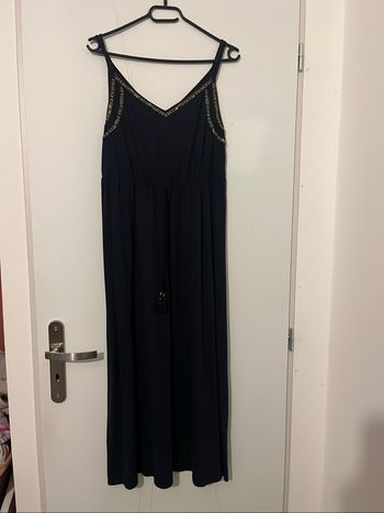 Robe longue marine style bohème Promod taille L