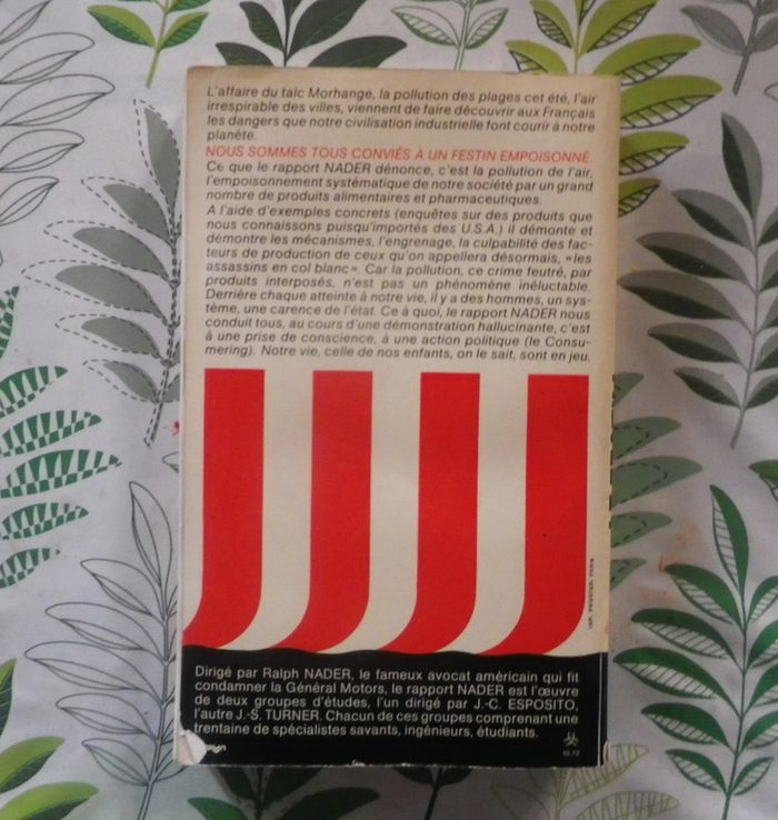 Le festin empoisonné Le rapport Nader Edition Spéciale - photo numéro 2