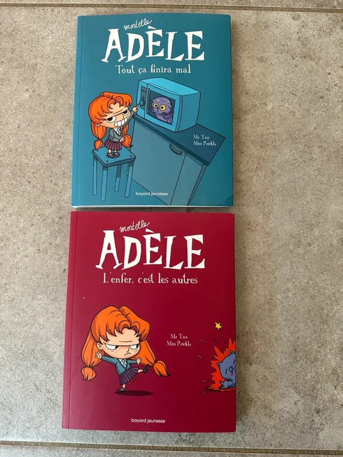 Lot de 2 livres mortelle Adèle
