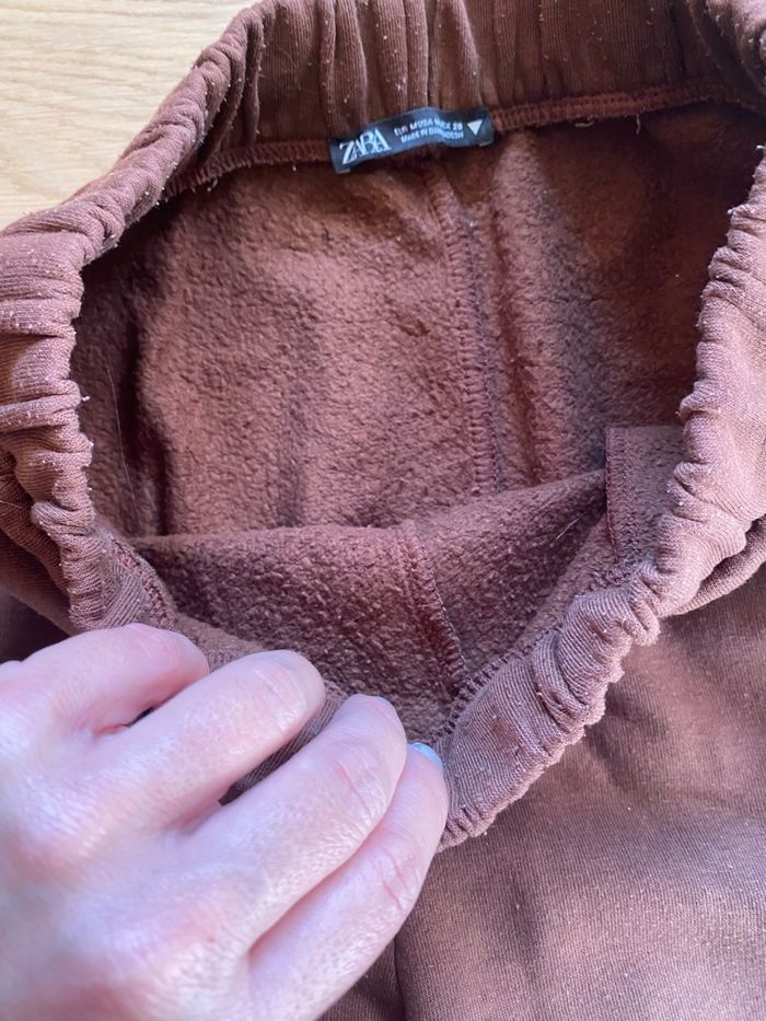 Jogging femme Zara – Taille M – Marron chaud hiver - photo numéro 4