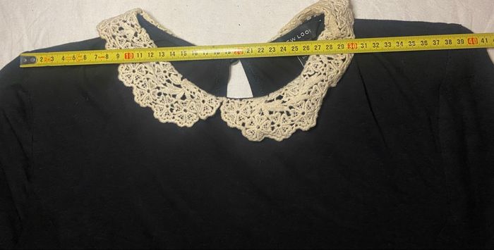 Robe mi-longue »New Look »noire et écrue - photo numéro 4