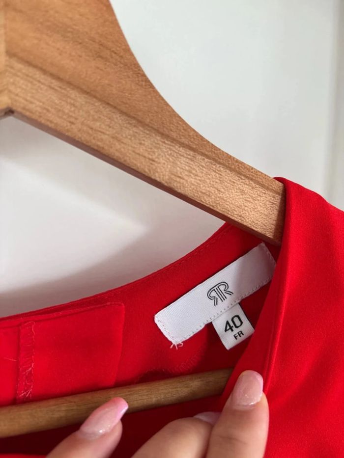 robe rouge la redoute taille L - photo numéro 2