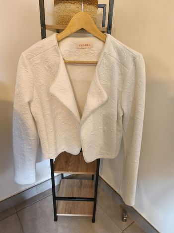 Veste blanche Camaïeu