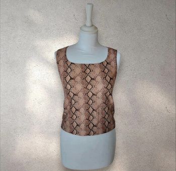 Débardeur imprimé peau de serpent taille M