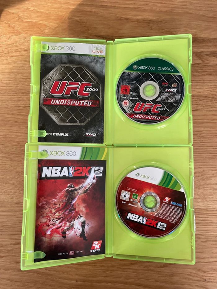 2 jeux Xbox 360 UFC 2009 et NBA 2K12 - photo numéro 3