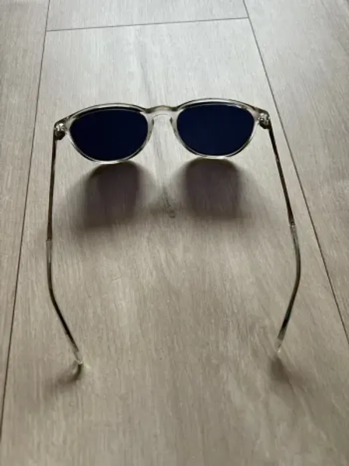 Lunettes de soleil verres teintés couleur bleue solaire - photo numéro 3