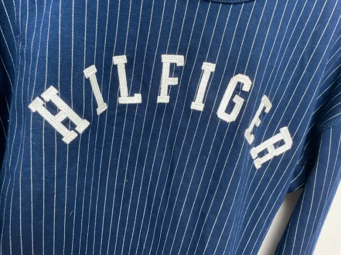Tommy Hilfiger blue striped sweater Womens size S - photo numéro 2