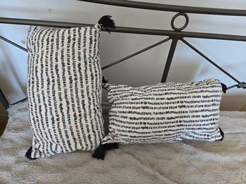 Lot 2 coussins rectangulaire