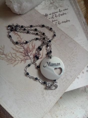 Collier maman 🤍.