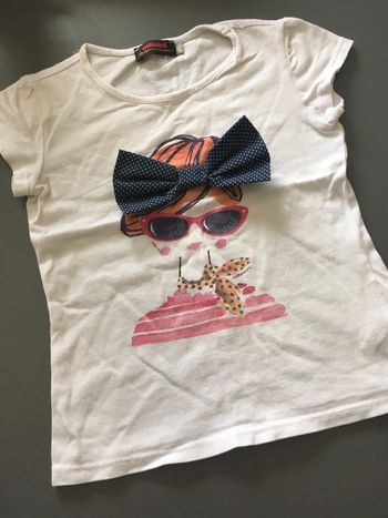 Catimini tee shirt fille vêtement enfant taille 6 ans