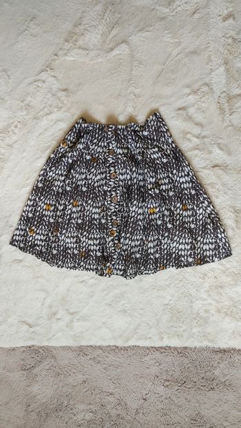 Jupe en coton a motif