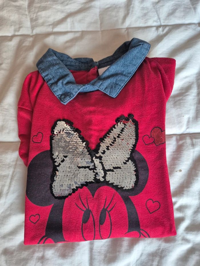 Haut fille taille 8ans disney 8 ans / 128 cm - photo numéro 3