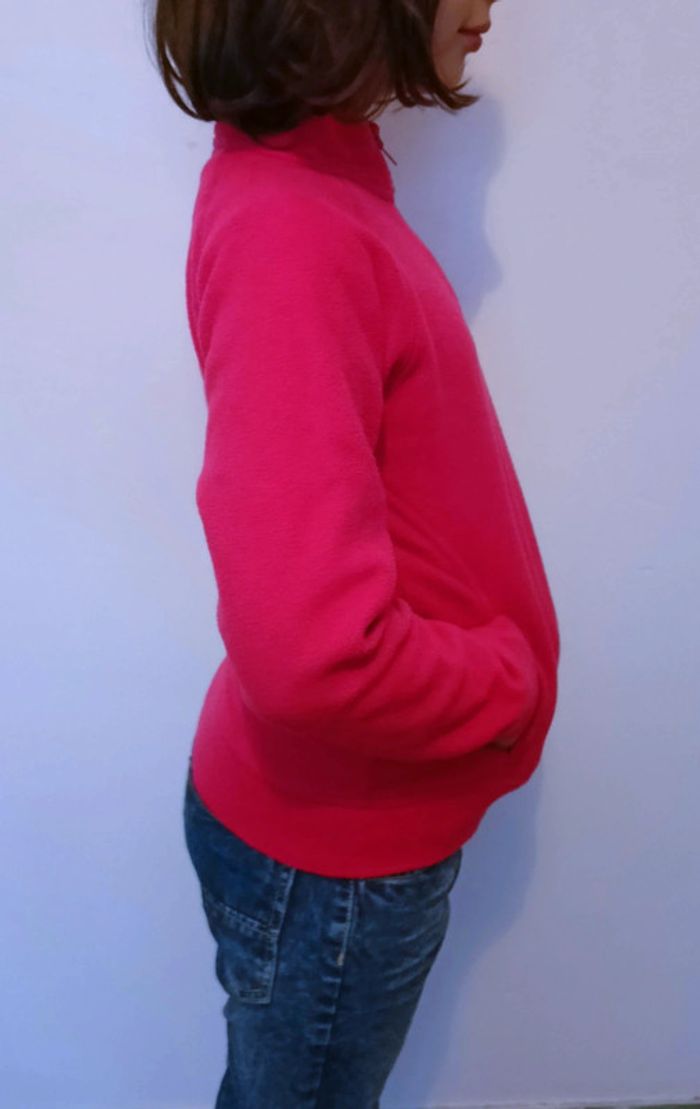 Pull polaire rose 10 ans - photo numéro 4