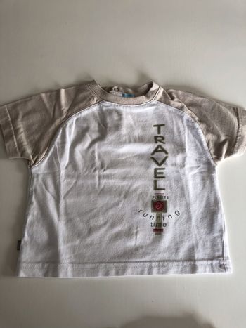 T-shirt bébé Travel 6 mois