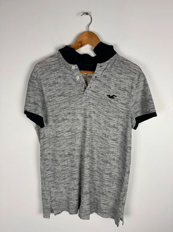 Polo gris Hollister taille S