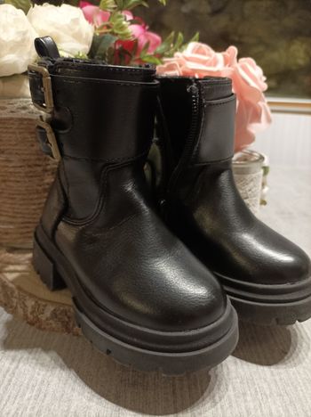 Chaussures cuir fille