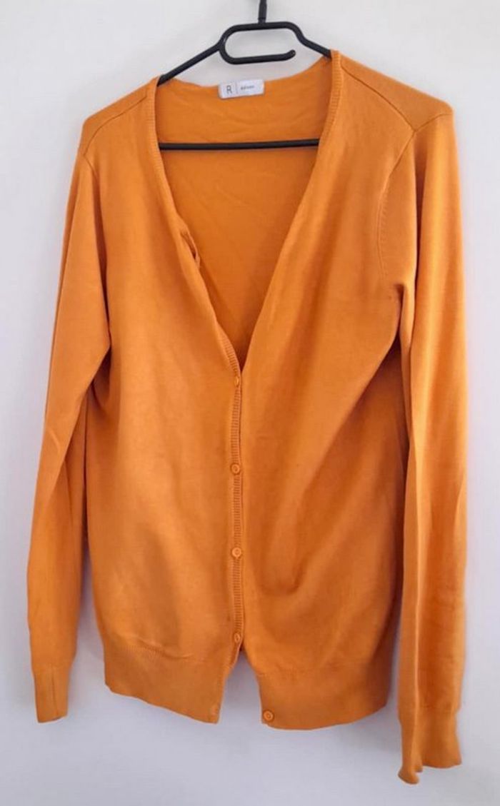 Cardigan moutarde