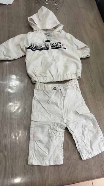 Pantalon léger + veste Kimbaloo en 6 mois