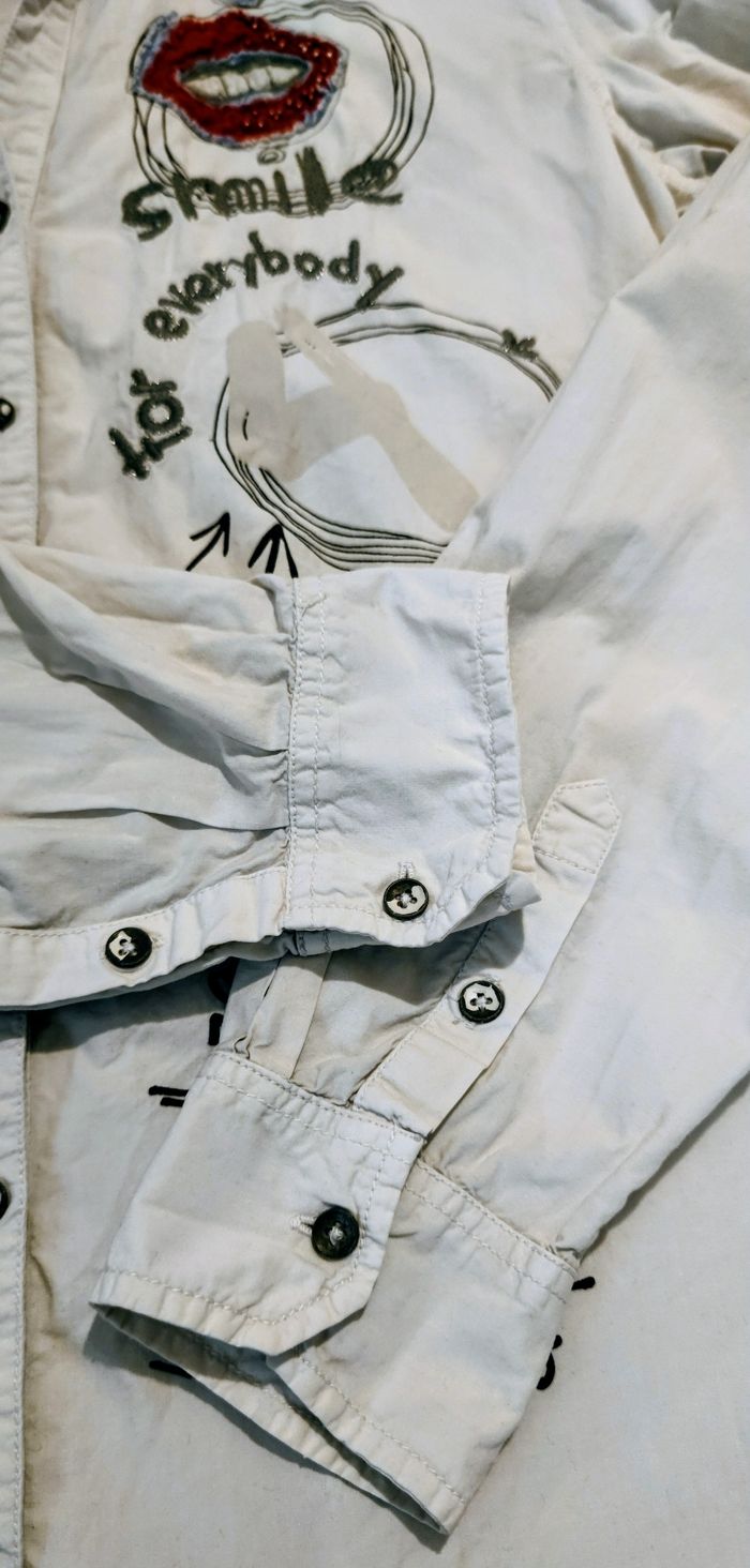 Chemise 🌸 Desigual 🐦 très belle qualité 🌿 taille M 🌸 - photo numéro 7